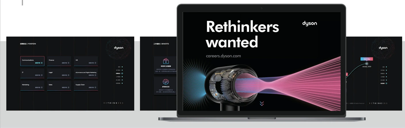 Dyson Rethinkers project visual
